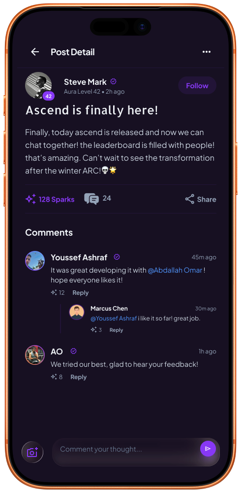 Ascend app preview